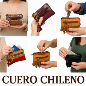 Monedero De Cuero Chileno TRATO Directo Con El Artesano