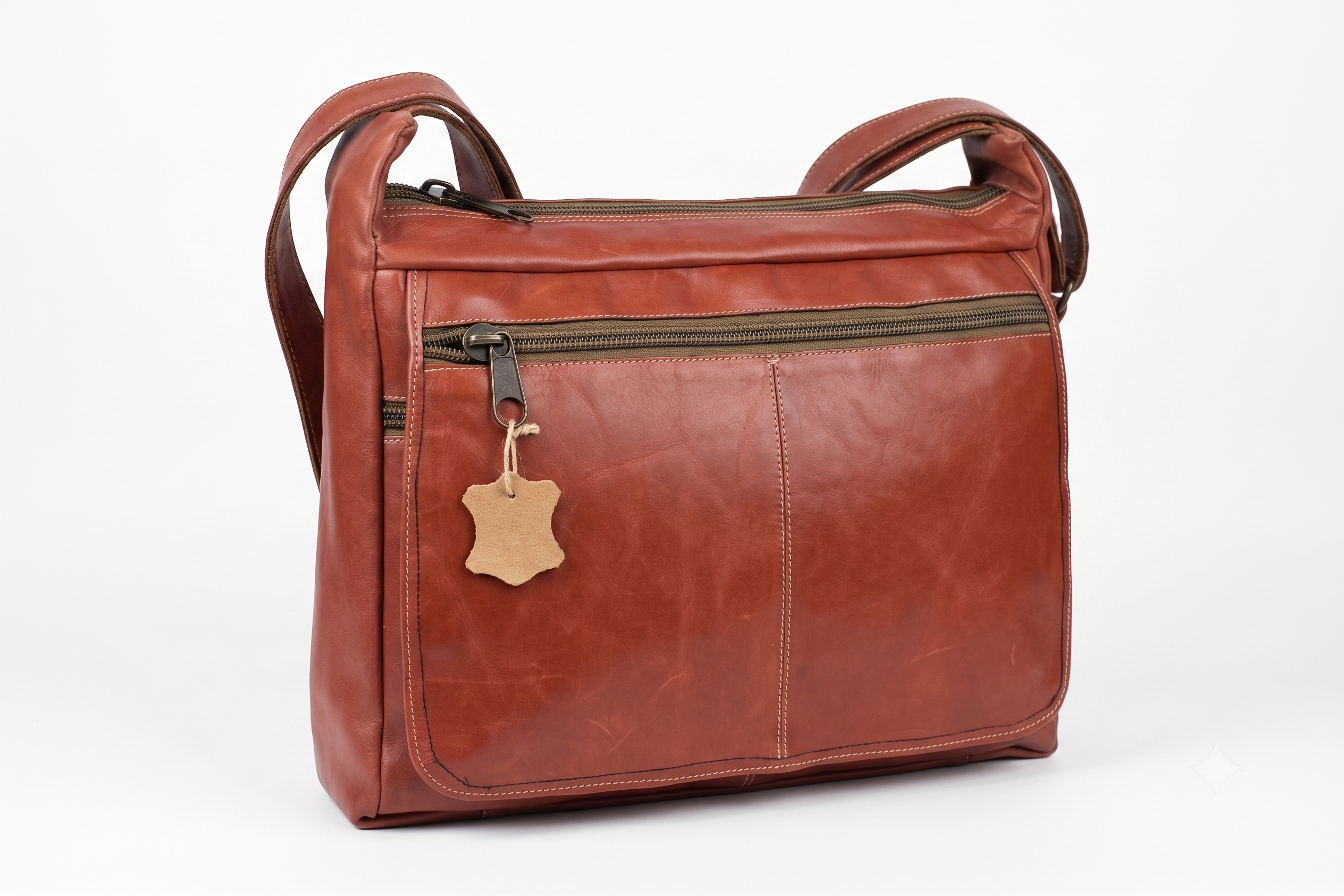 Bolso cuero Tapa frontal