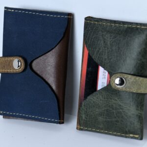 Portadocumento De Cuero Para Varias Tarjetas
