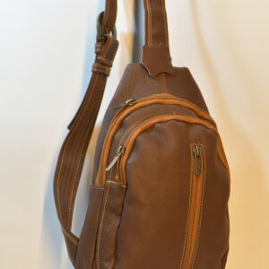 Bolso Cruzado Cuero Legitimo Chileno Entrega De Inmediato