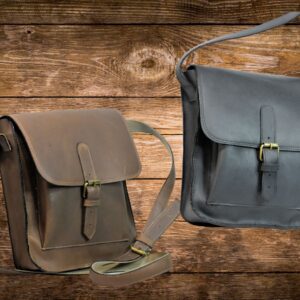 Morral De Cuero Chileno 100% Cuero